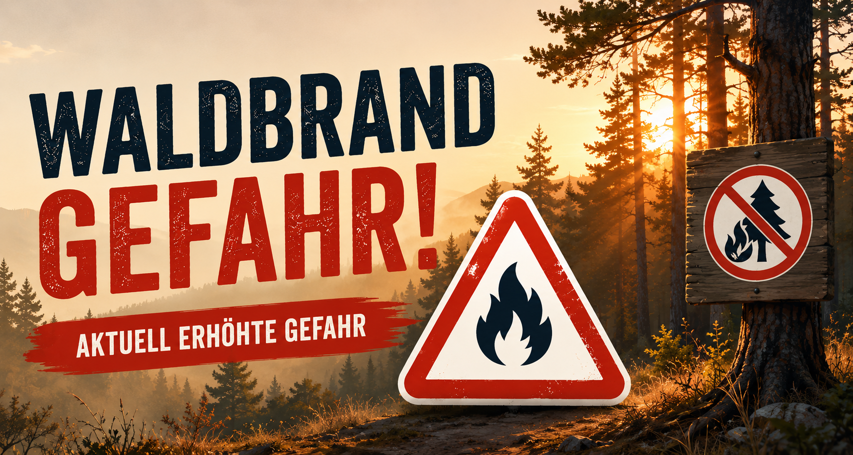 Infografik Waldbrandgefahr
