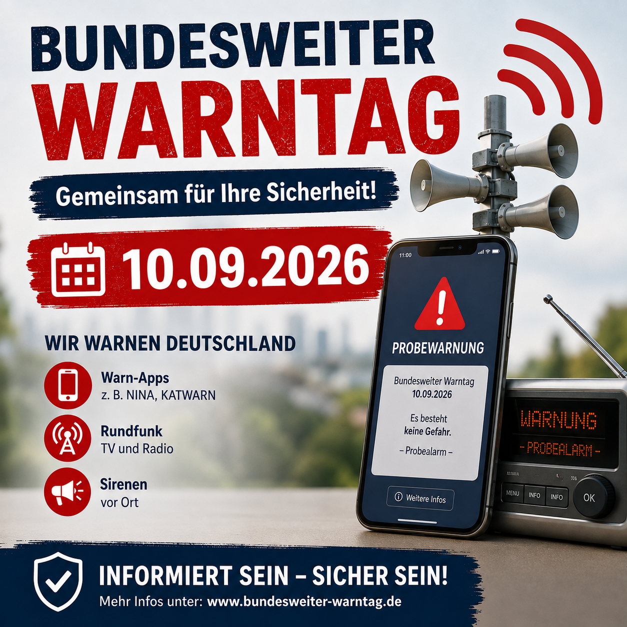 Bundesweiter Alarmtag
