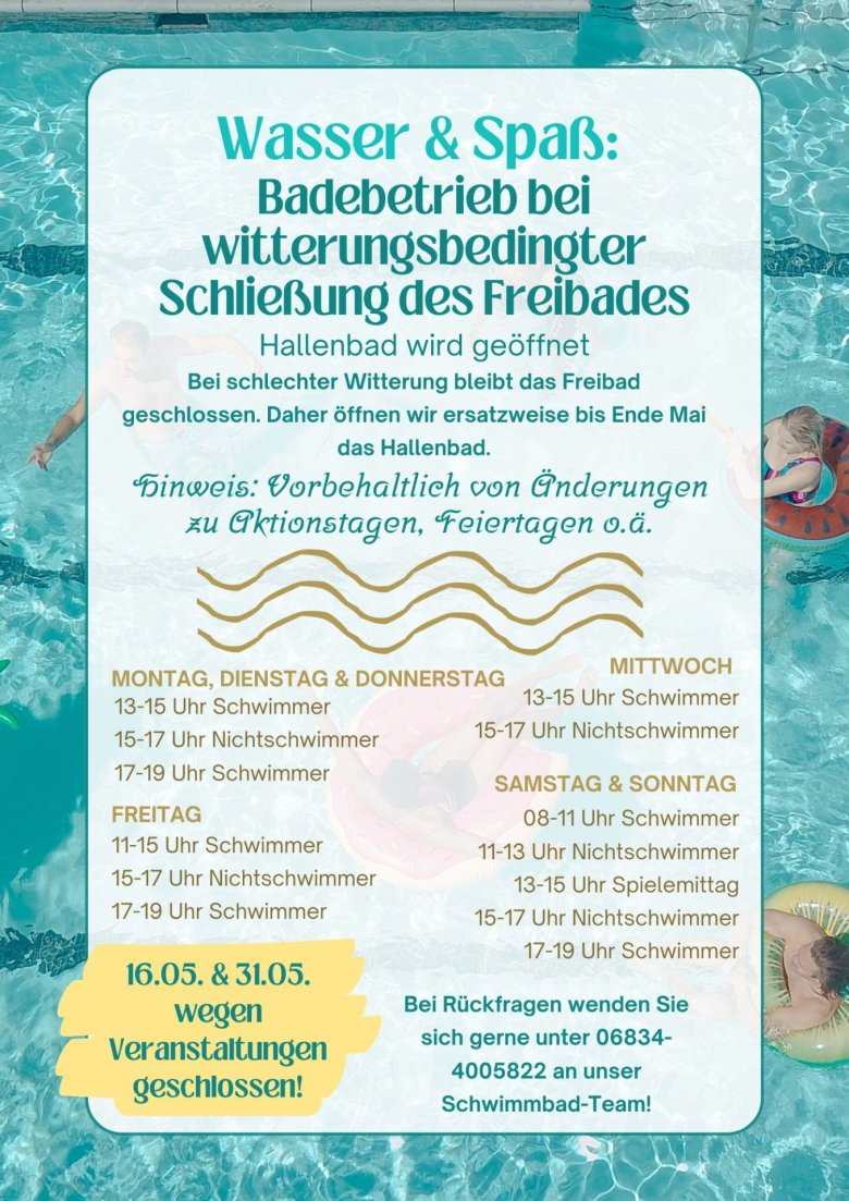 Flyer für Vereinsausflug in modernem Stil in Türkis Gelb Weiss - 1
